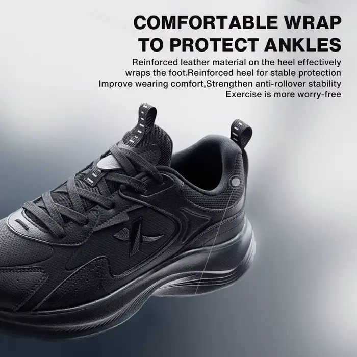 Xtep-Chaussures de course légères et respirantes pour homme, baskets de sport à rebond avec baume an