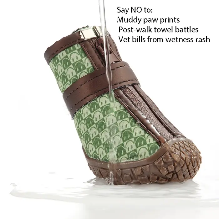 ‌ ‌ OODUDUOO Bottes imperméables pour chiens pour petits