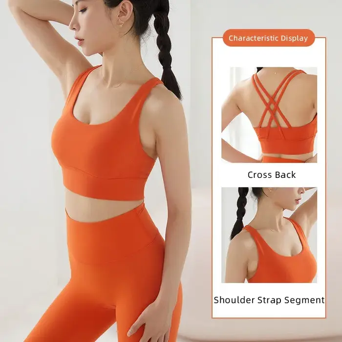 Soutien-gorge Push Up respirant et rembourré, éblles chocs, pour le sport, le yoga, le fitness, la c