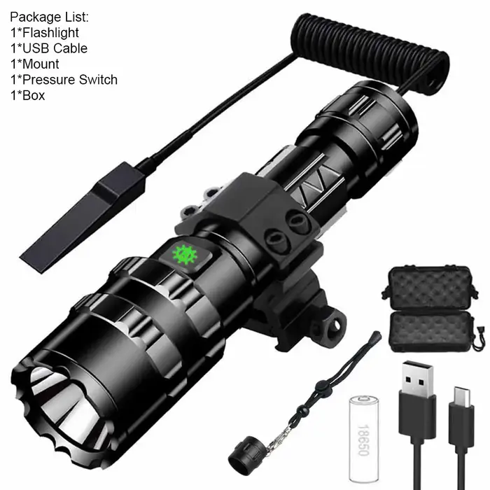 Tactiques de chasse professionnelles Reconnaissance nocturne lampe de poche LED L2