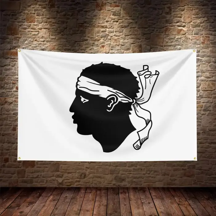 Drapeau de la Corse, drapeau de la région française pour la décoration