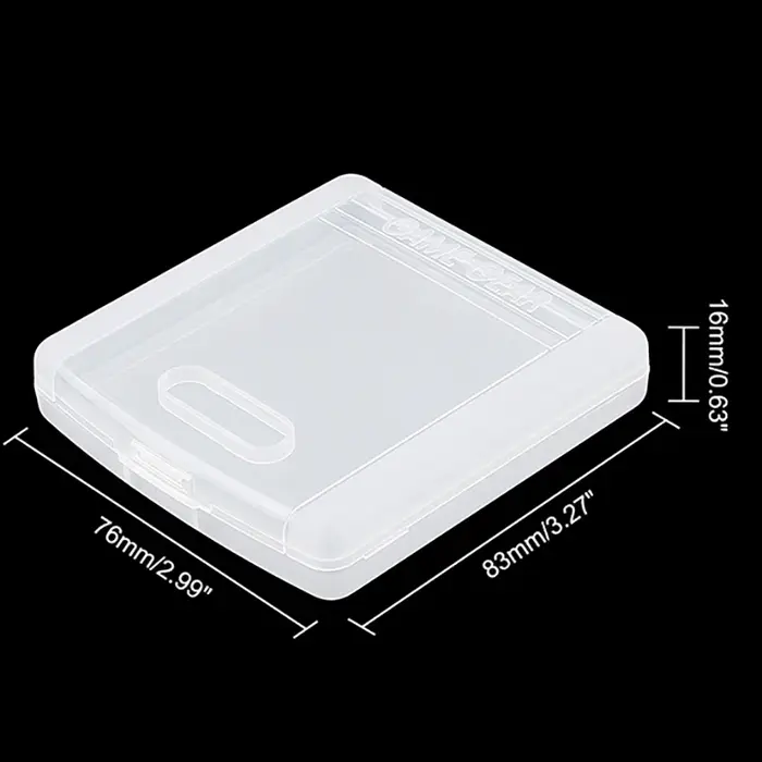Boîte de rangement et de présentation transparente pour cartouche de jeu unique, étui de protection 