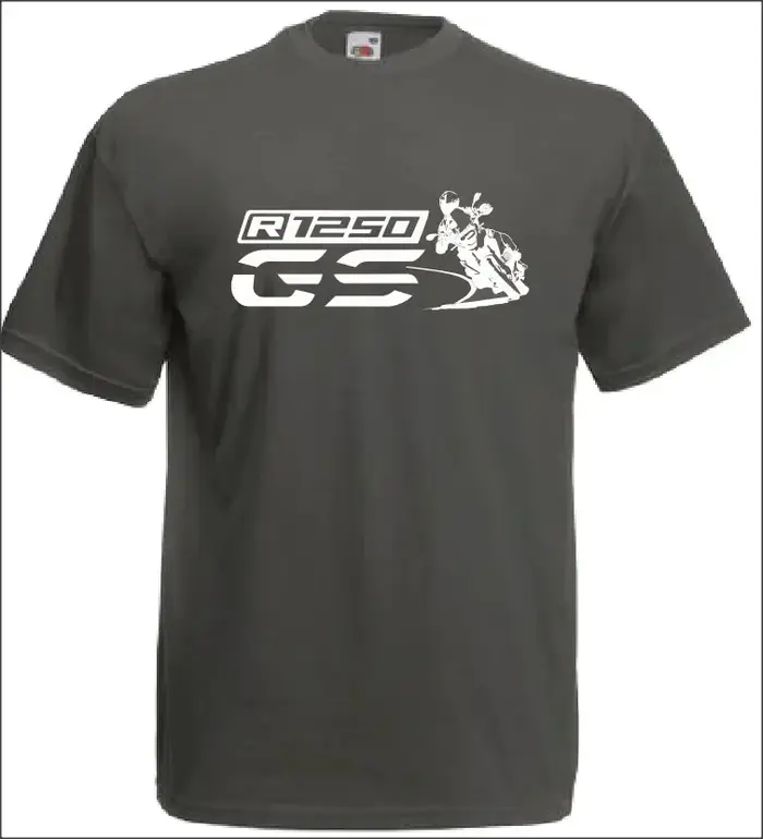 R 1250 Gs T-Shirt Motorrad Fans moto nouvelle mode été coton hommes à manches courtes impression col
