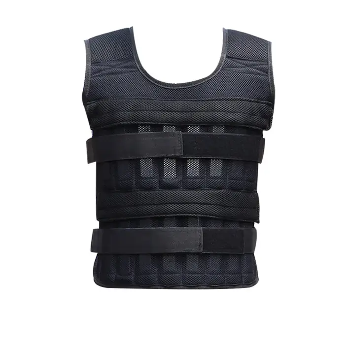 Gilet lesté réglable de 20 kg, sac vide pour la course à pied, gilet de fitness pour hommes et femme