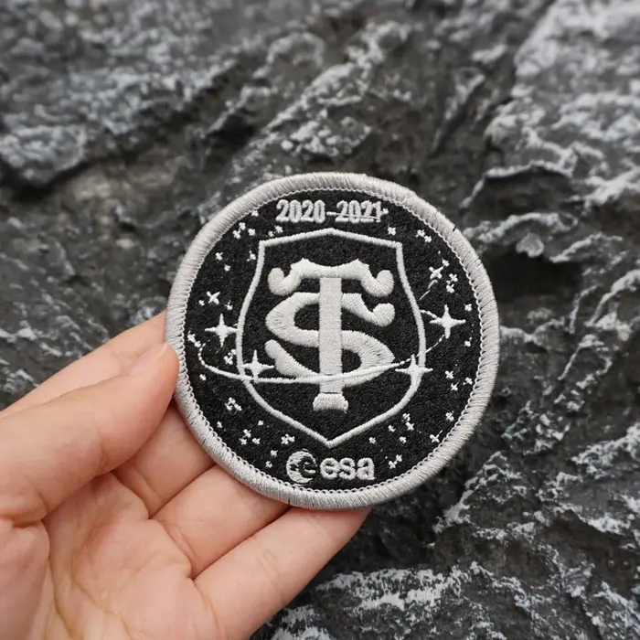 Patch brodé Stade Toulousain 2020-21 pour vêtements et sacs à dos polyester 3D fait à la main pour fans de rugby occasions spéciales