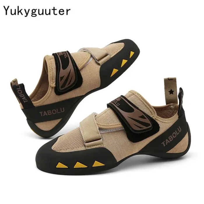 Chaussures d'escalade professionnelles pour débutants, chaussures d'entraînement d'escalade d'intéri