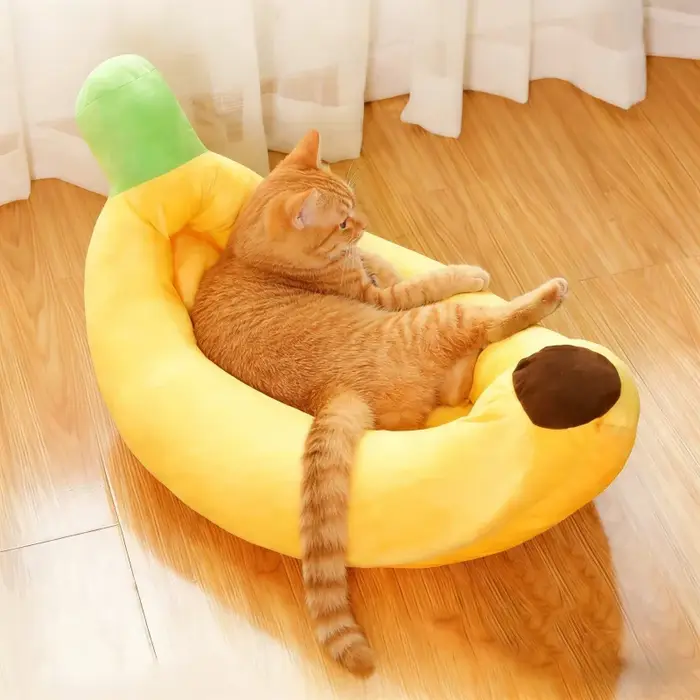 Nid pour animaux de compagnie en forme de banane