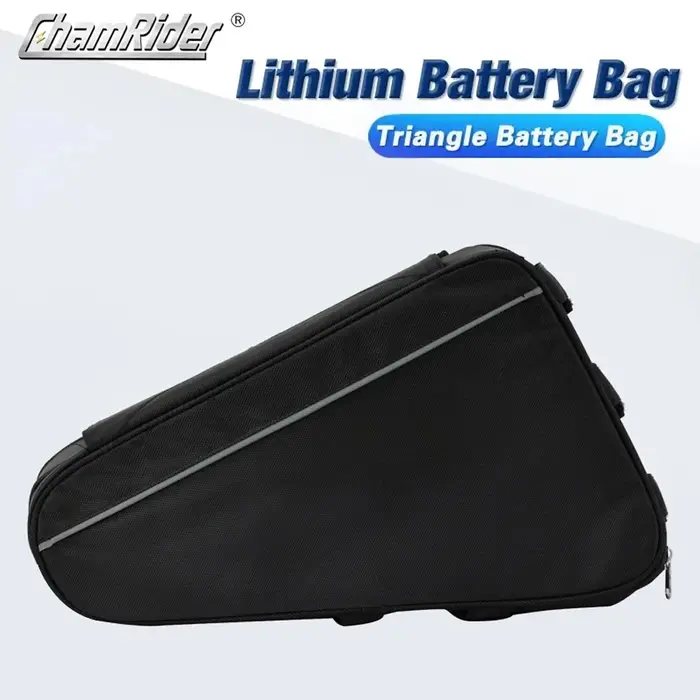 36V 48V 60V 72V E-BIKE vélo électrique Triangle batterie sac noir cadre de vélo Triangle sacs charge