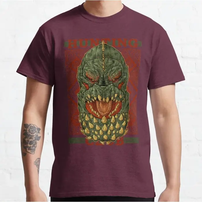 Jeux vidéo des années 80 Monster Hunter World MHW Hunting Club Jho t-shirts graphiques pour hommes grande taille adulte S-6XL hauts