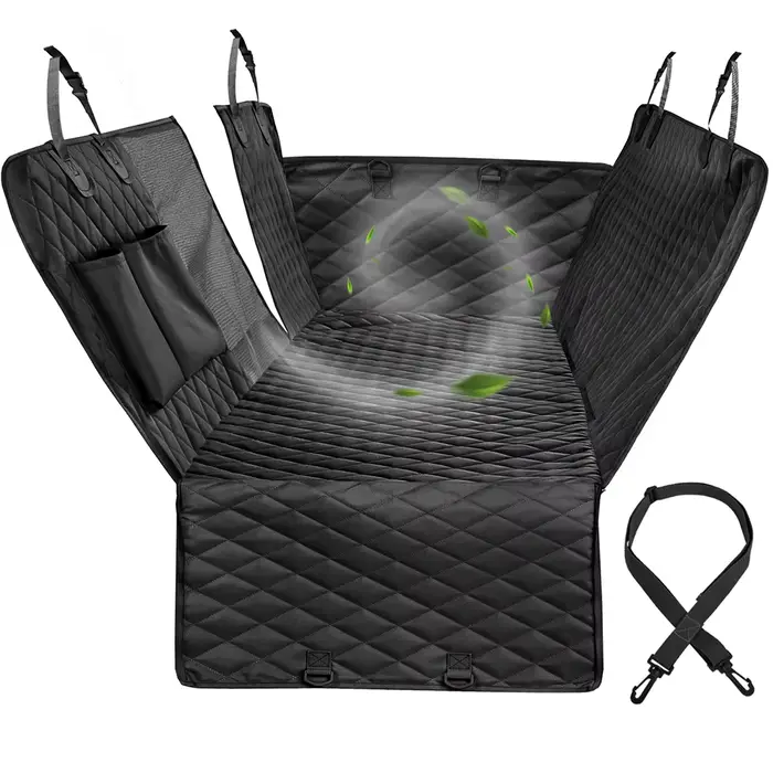 Porte-chien imperméable à l'eau arrière pour chien, housse de siège de voiture, tapis de protection 
