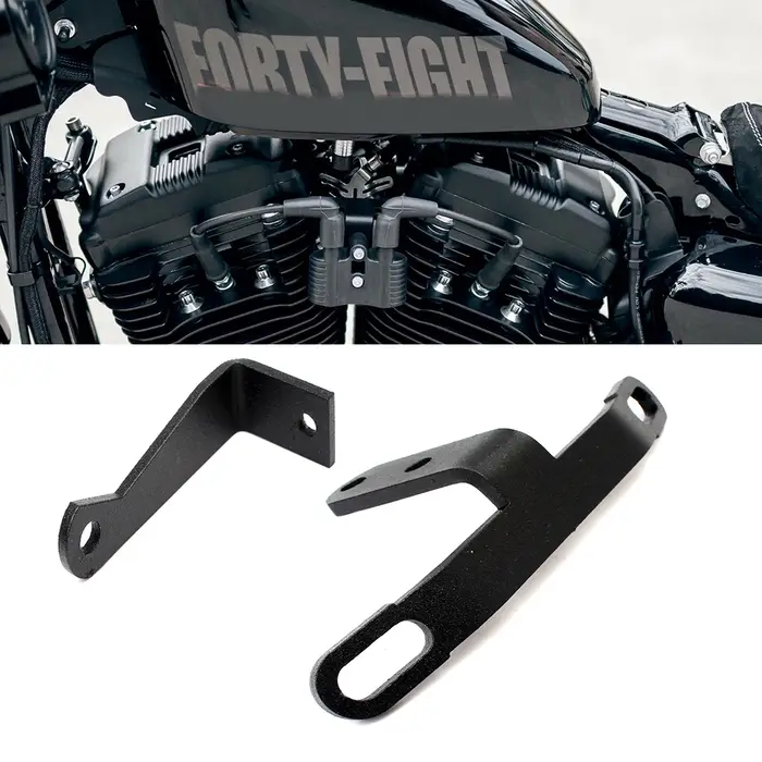 Kit de Rlocation de clé de contact de moto et support de montage de bobine pour Harley Sportster Iro