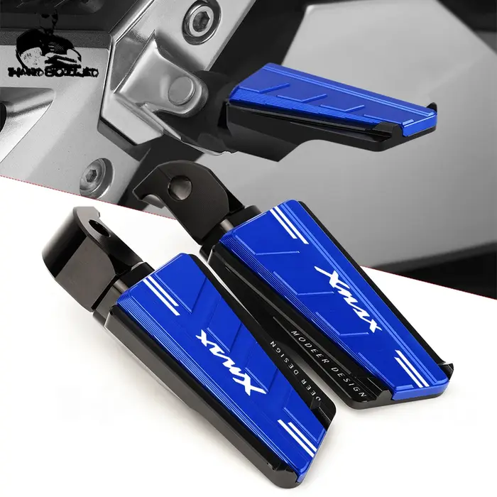 Repose-pieds passager arrière pour YAMAHA XMAX 400/300/250/125 X MAX, accessoires moto, repose-pieds