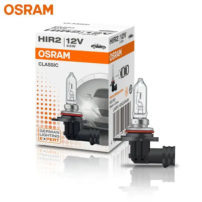 OSRAM 9012 HIR2 12V 55W PX22d phare halogène classique ampoule de voiture d'origine 3200K lumière la