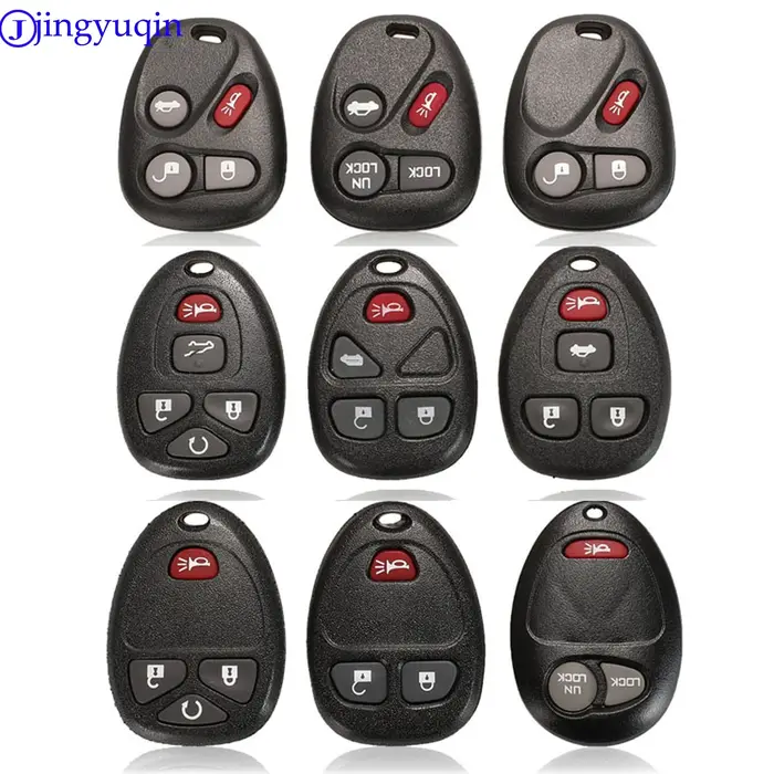 Jingyuqin-Coque de clé de voiture pour Buick Hummer, coque de clé à distance, porte-clés vierge, H3 