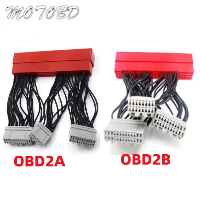 Faisceau OBD2A OBD2B vers OBD1 en option pour véhicule Honda, remplacement du faisceau de câbles de 