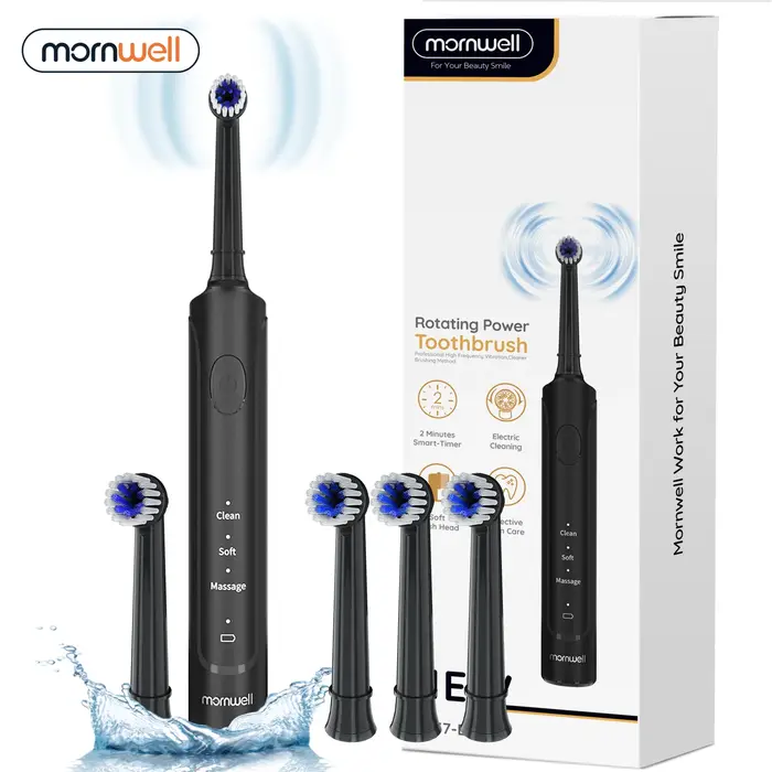Brosse à dents électrique pour adultes, Rechargeable, sonique T37, avec 3 Modes, étanche IPX7, moteu