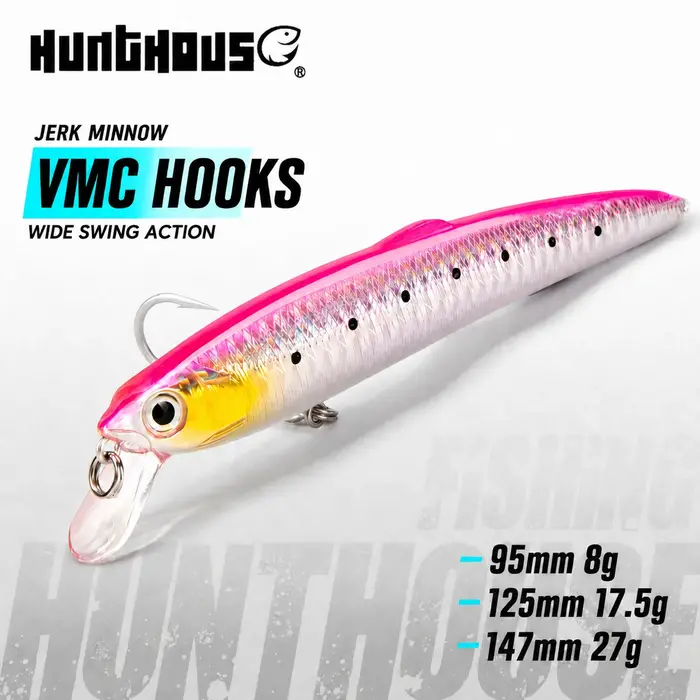 Leurre de pêche Hunthouse Saruna Minnow 90&125&147mm