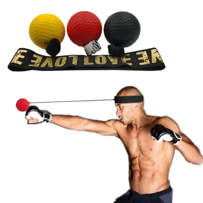 Ballon de vitesse de boxe à fixation frontale en PU