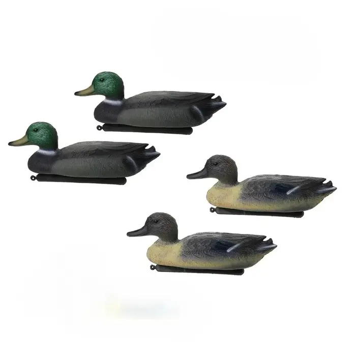 Appât de chasse de canard de simulation, 4 pièces, décorations de jardin en plein air, étang, aquari