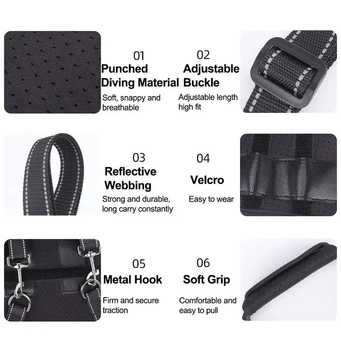 Harnais de levage pour jambes et hanches pour chien
