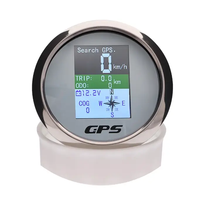 Compteur de vitesse GPS 85mm, odomètre, déclenchement réglable, voltmètre ODO COG, écran TFT, jauges