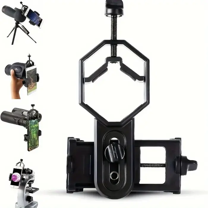 Support téléphone universel Eisgroub pour télescope observation précise distance accessoire outdoor durable