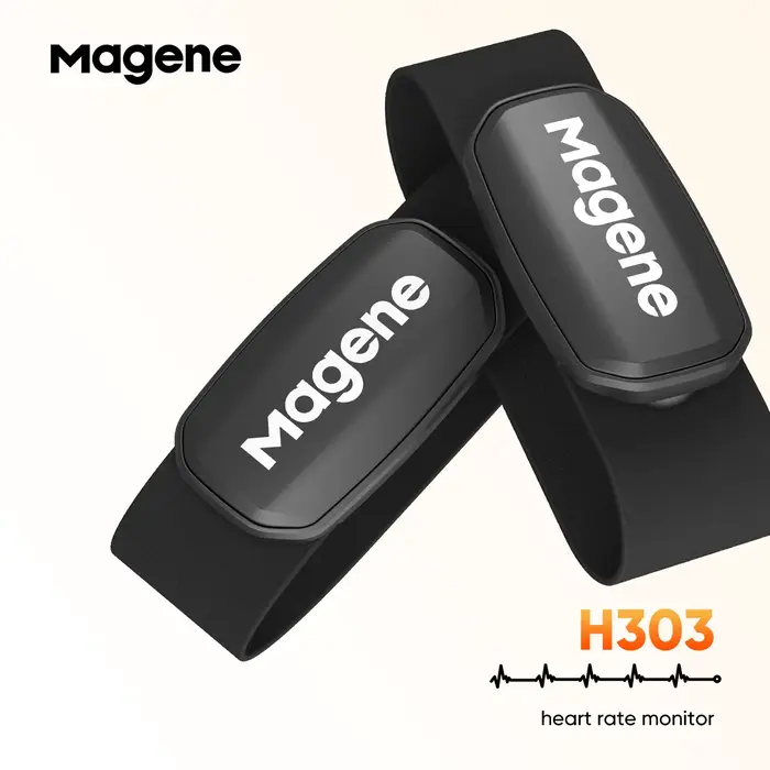 Magene Holympiques-Moniteur de fréquence cardiaque, capteur de déplacement pour touristes, ANT, Blue