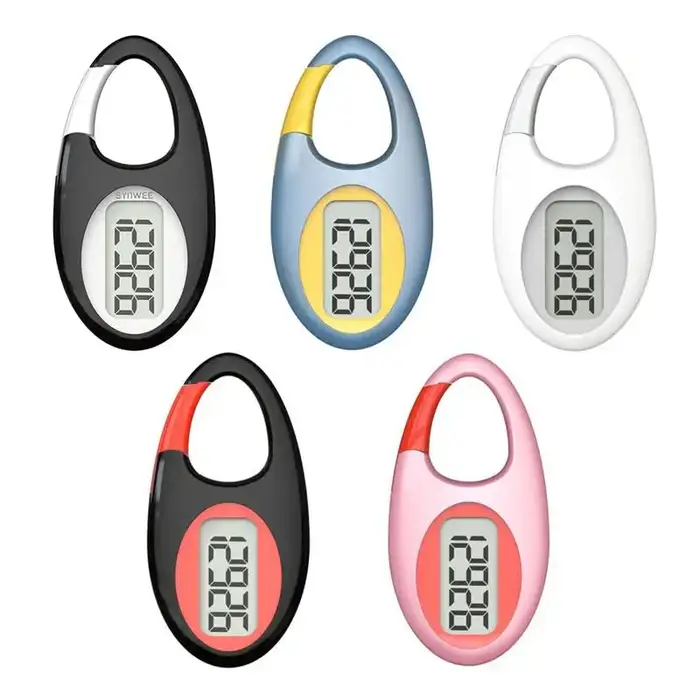 Podomètre 3D FITCENT pour la marche Compteur de traqueur de pas simple avec grand écran numérique po