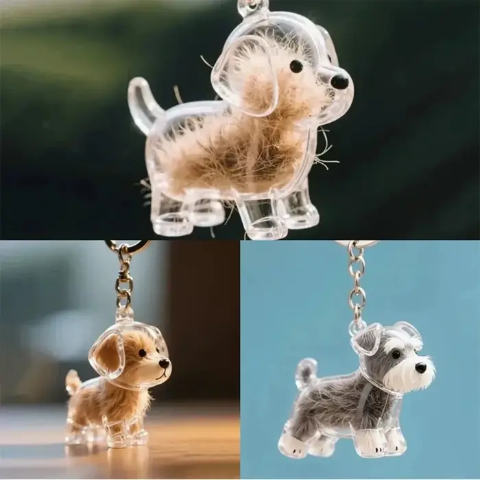 Pendentif de rangement de cheveux de chiens