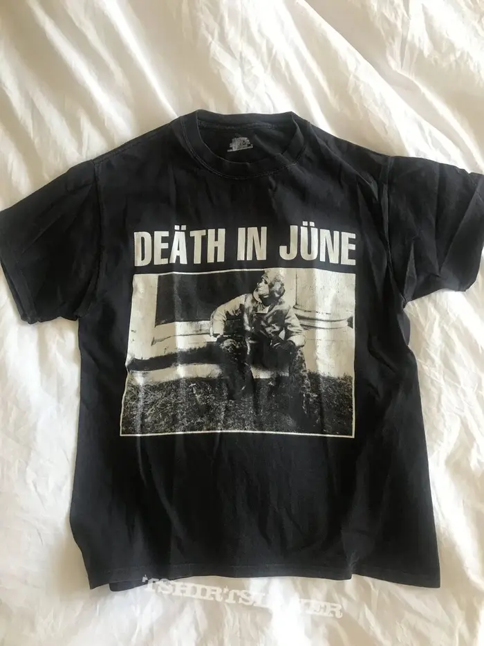 American 90s Remake Death June Band Style rétro T-Shirt noir été nouvelle mode rétro hommes et femme