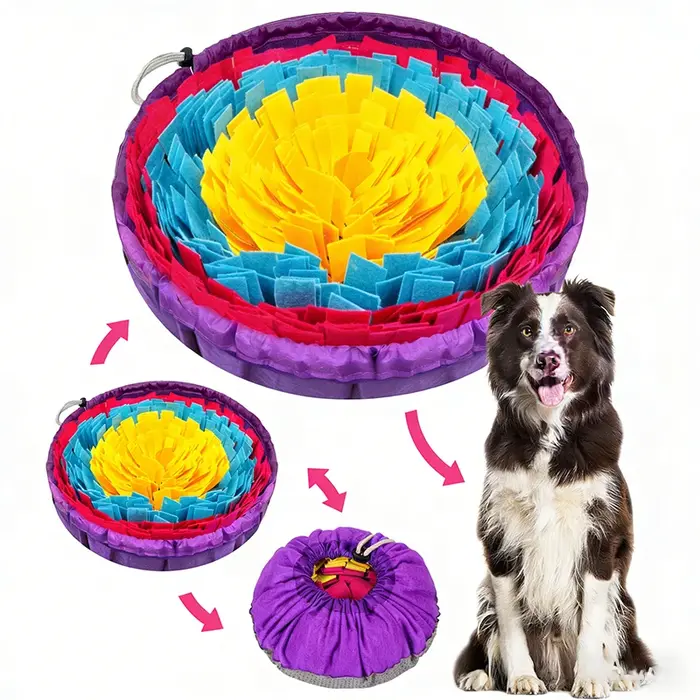 Tapis de reniflement pour animaux de compagnie, tapis d'entraînement pour chiens et chats, tapis ant