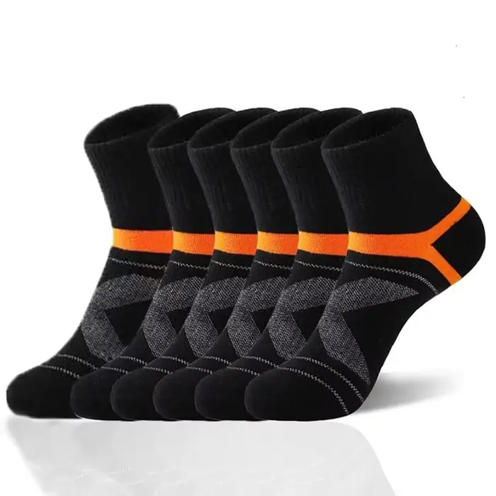 Lot 3 paires chaussettes noires techniques pour chasse - Respirantes et absorbantes pour activités estivales