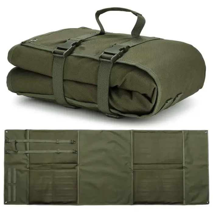 Tapis de tir tactique, nylon 900D imperméable et pliable compact pour le tir, la chasse, la plage en