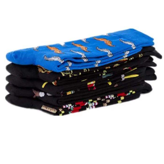 Chaussettes hip-hop COSPLACOOL motifs musicaux - Style Harajuku pour skateboard et streetwear homme