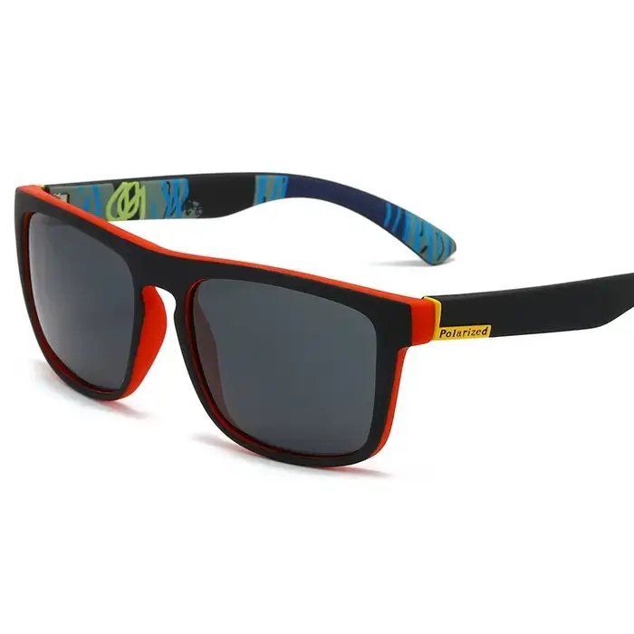 Lunettes de soleil classiques homme femme conduite pêche voyage sport cyclisme monture carrée