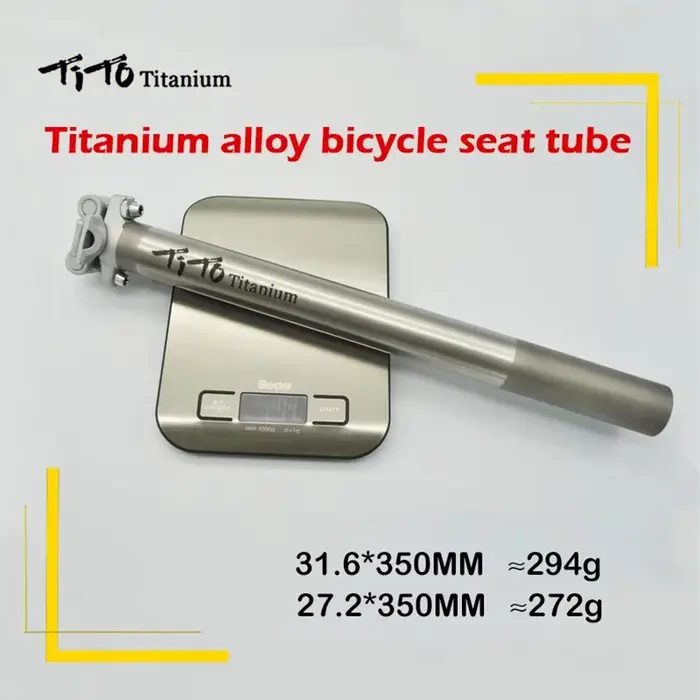 Tige de dégager de vélo en alliage de titane Tito, tige de dégager de vélo de route VTT, tête en alu