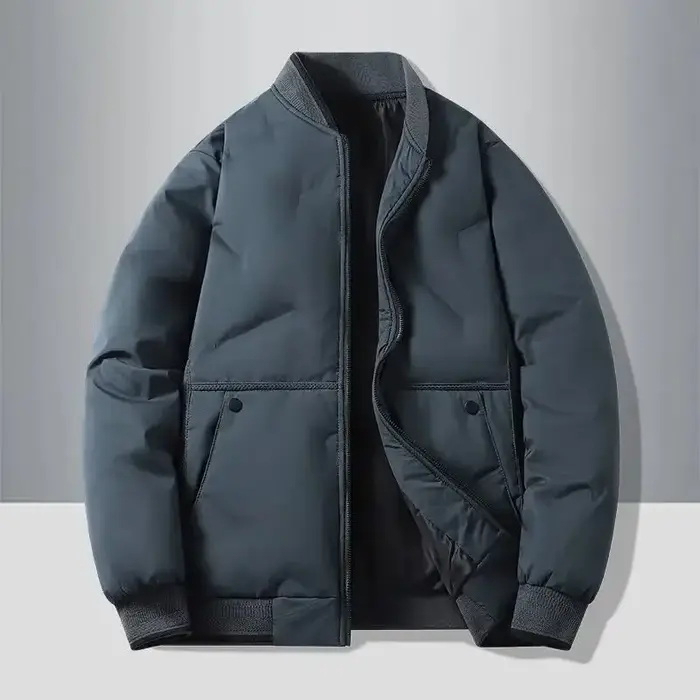 Nouveau col de baseball automne et hiver, veste en coton à la mode et polyvalente pour hommes, veste
