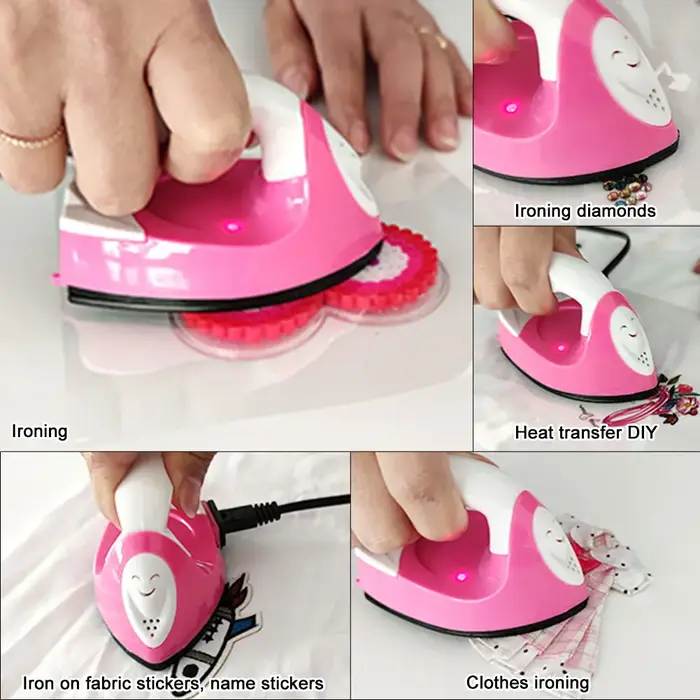 Mini fer électrique portable pour bricolage, petite machine de transfert de chaleur, chauffage polyv