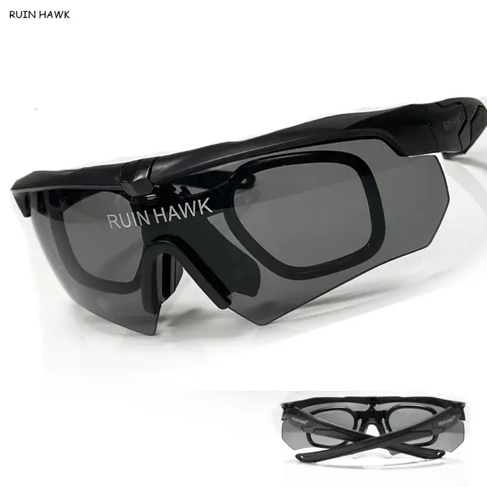 Lunettes tactiques avec monture pour myopes - Équipement militaire chasse airsoft montagne