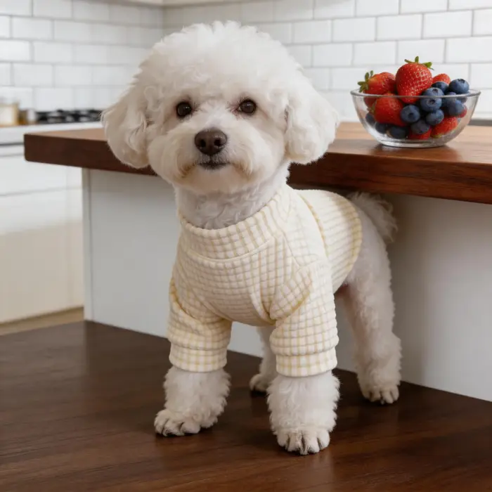 Vêtements pour chien, chemise douce et chaude pour chat