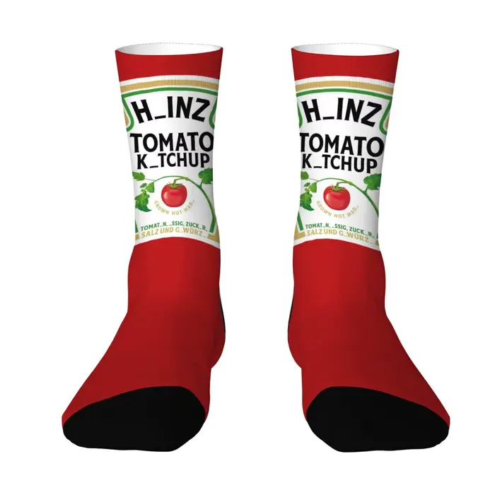 Chaussettes motif tomate ketchup chasse humour - Confort sport outdoor
