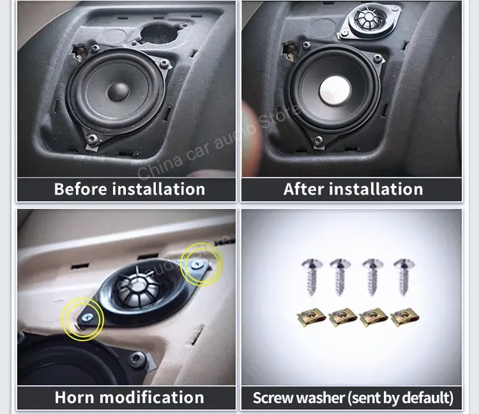 Tweeter Surround arrière de voiture, pour BMW E90 E91 E60 E61 F10 F11 F90 F07 F06 F12 F13 G20 G30 F1