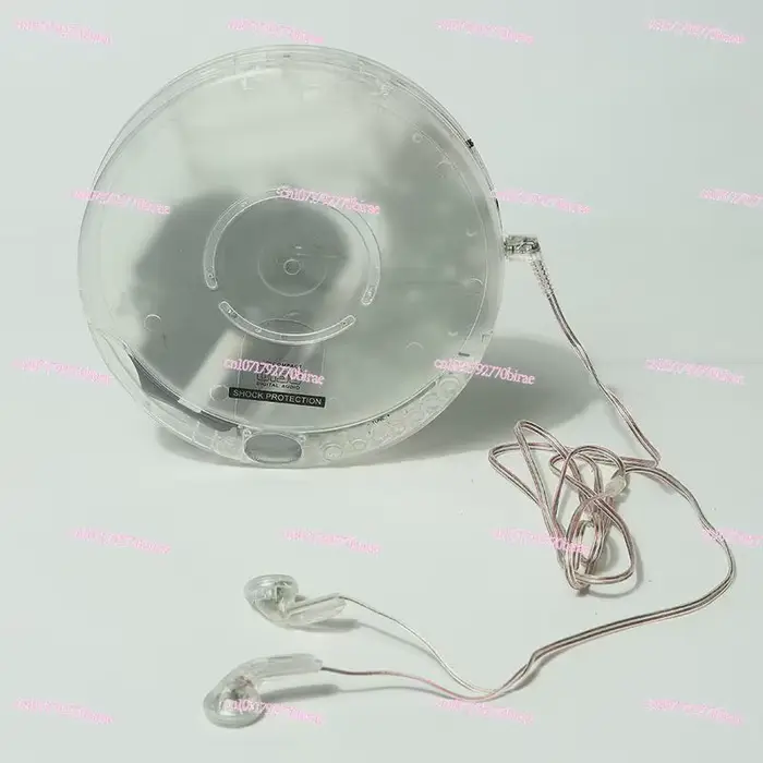 Lecteur CD entièrement Transparent, baladeur, casque d'album Portable, câble USB, haut-parleur exter