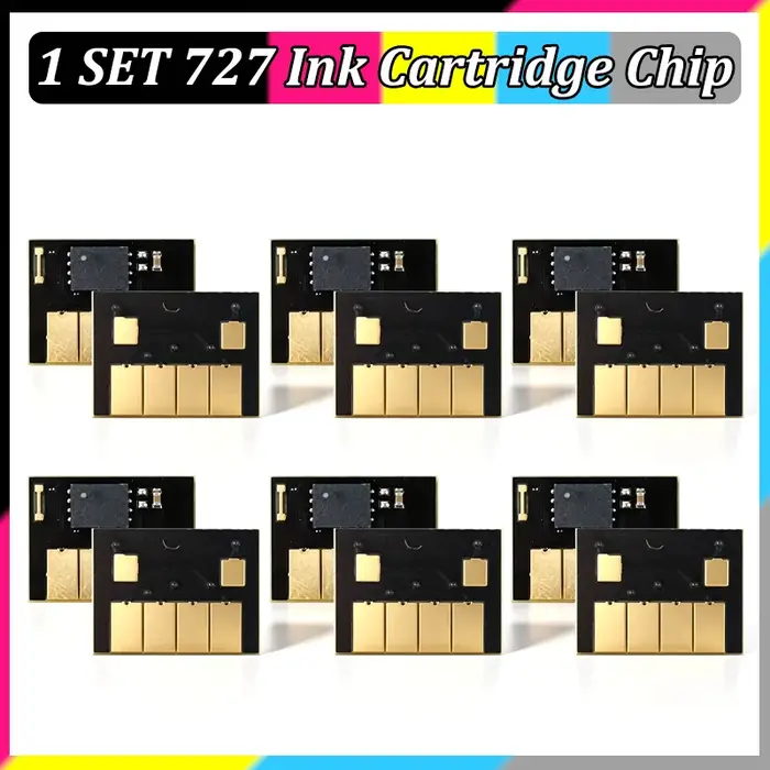 Pour puce de cartouche d'encre HP 727/300ML Compatible avec l'imprimante HP DesignJet T920 T930 T150