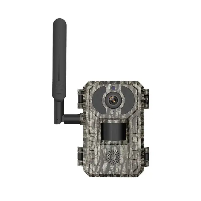 Caméra de chasse solaire 3MP 1296P avec application Ucon, alimentation solaire 4G, caméra de surveil