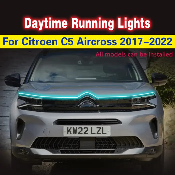 Bande lumineuse LED universelle étanche et flexible, lampe d'ambiance diurne pour cristaux en C5 Air