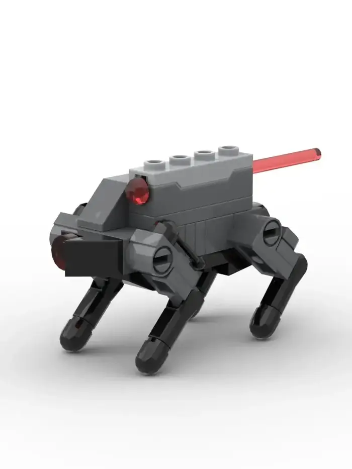 MOC – support de lancement de Missile de la série militaire, modèle Robot sans pilote pour chien, en
