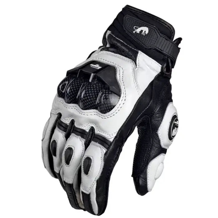 Gants en cuir véritable de haute qualité pour hommes Luva Moto gant de Moto Guantes Protection cours