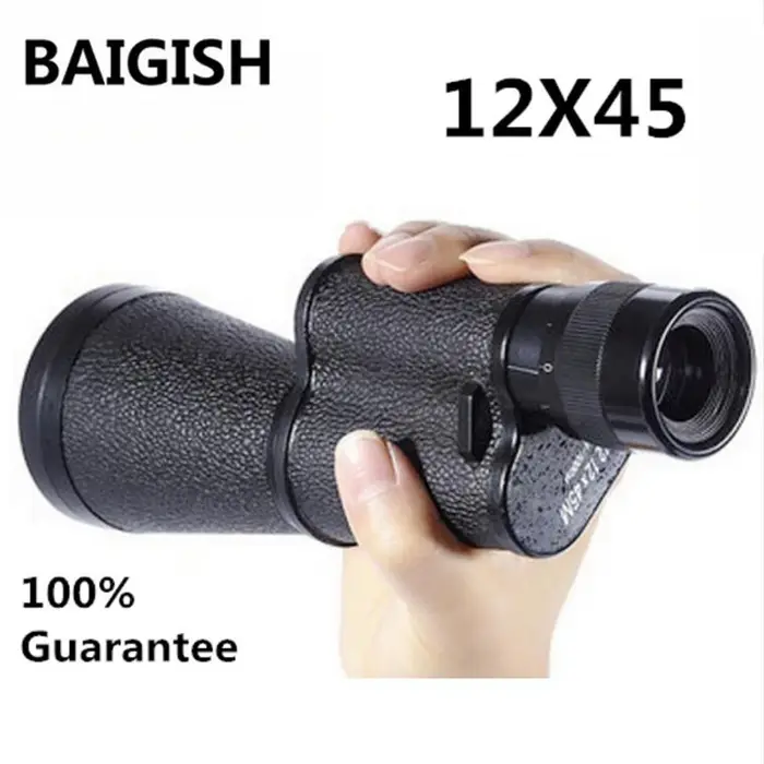 Monoculaire militaire métal 8x30/10x40/12x45 HD - Télescope portable mini capitaine pirates longue-vue