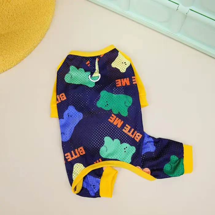 Vêtements anti-dérapants pour chiens, vêtements à quatre pattes, maille respirante, costume de tambo